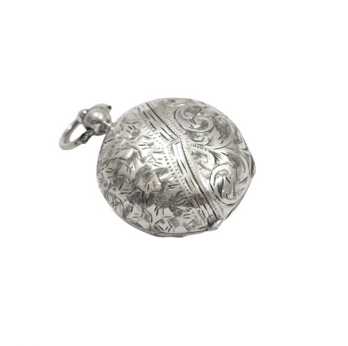 fig 1. Antique Sterling Silver Sovereign Case 1911