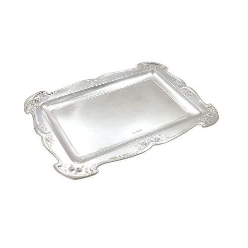 Antique George V Sterling Silver 12" Dressing Tray - 1918 - Walker & Hall