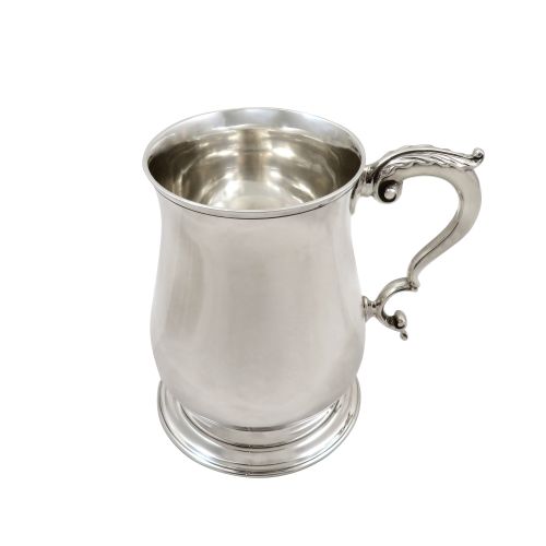 Vintage Sterling Silver Pint Tankard / Mug 1955