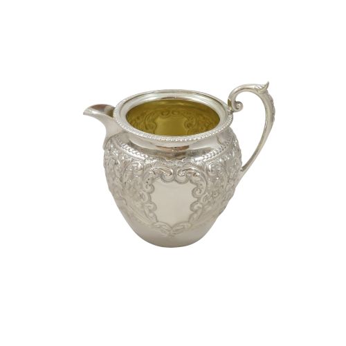 Antique Edwardian Sterling Silver Jug 1902