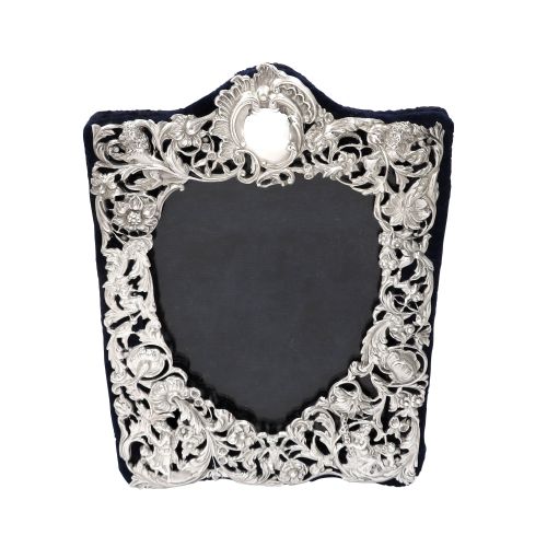 Antique Victorian Sterling Silver 7 1/2" Photo Frame 1892