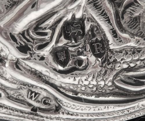 fig 1. Antique Victorian Sterling Silver 7 1/2