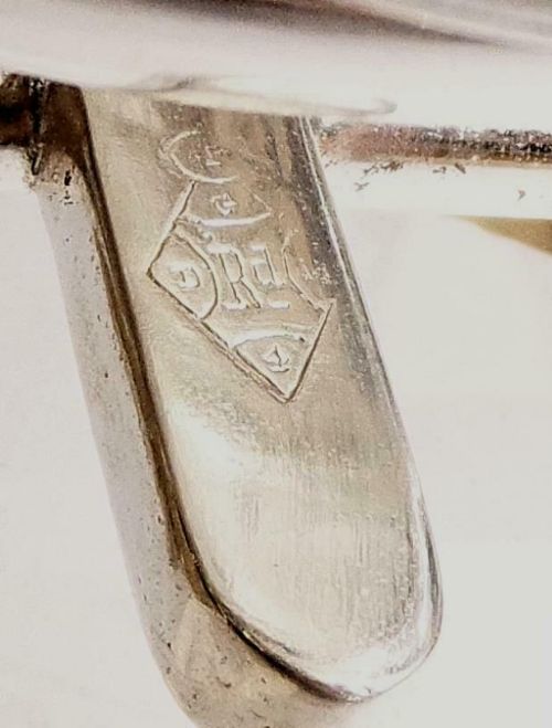 fig 1. Antique Silver Plated Whisky / Spirit Barrel 1863