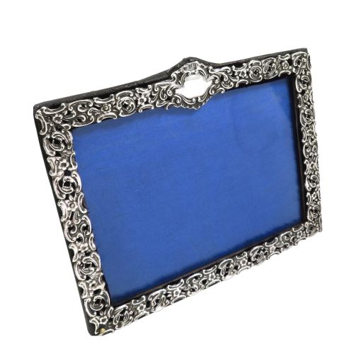 Antique Victorian Sterling Silver Landscape Photo Frame 1899