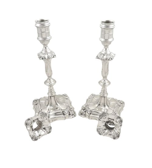 fig 1. Pair of Antique Sterling Silver 10