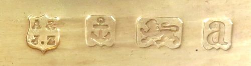 fig 1. Antique Victorian Sterling Silver 5 1/2
