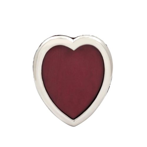 Antique Victorian Sterling Silver Heart Shape Photo Frame 1898