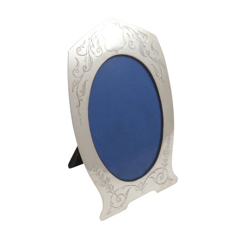 Antique George V Sterling Silver 7 1/2" Photo Frame 1921