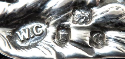 fig 1. Antique Victorian Sterling Silver 8 1/4