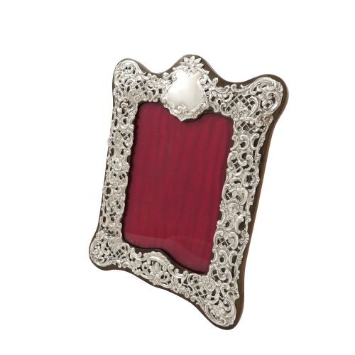Antique Victorian Sterling Silver 8" Photo Frame 1899