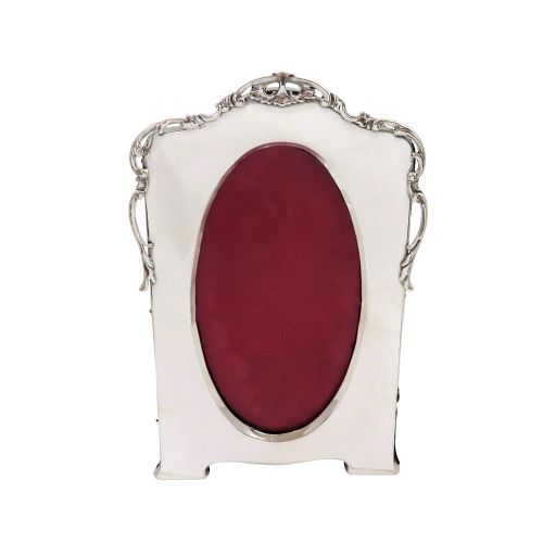 Antique Edwardian Sterling Silver 7 3/4" Photo Frame 1906