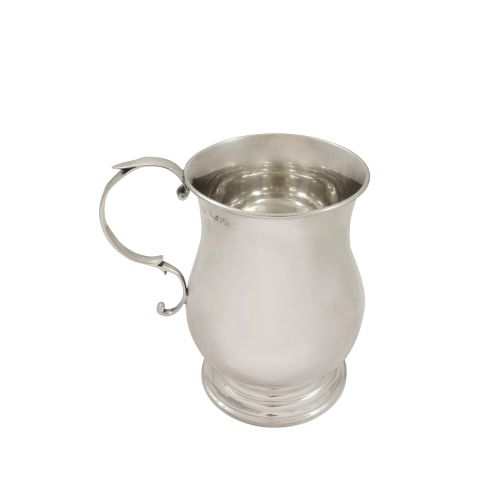 Antique Victorian Sterling Silver Pint Tankard / Mug 1897