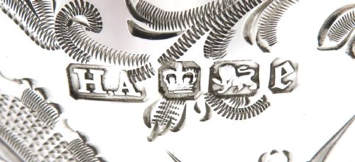 fig 1. Antique Victorian Sterling Silver 10