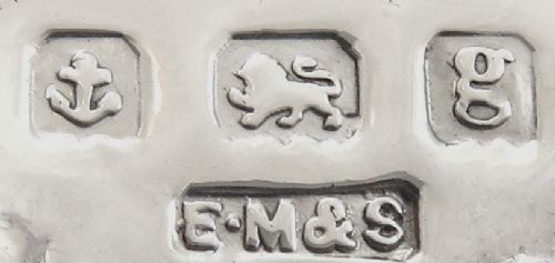fig 1. Antique Edwardian Sterling Silver 5