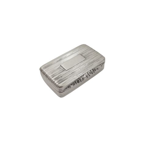 Antique William IV Sterling Silver Snuff Box 1834