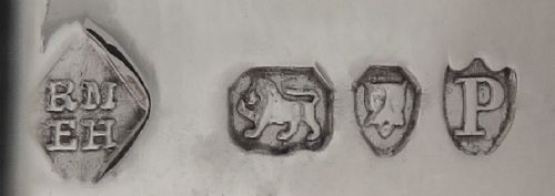 fig 1. Pair of Antique Victorian Sterling Silver 'Rams Heads' Candlesticks 1890