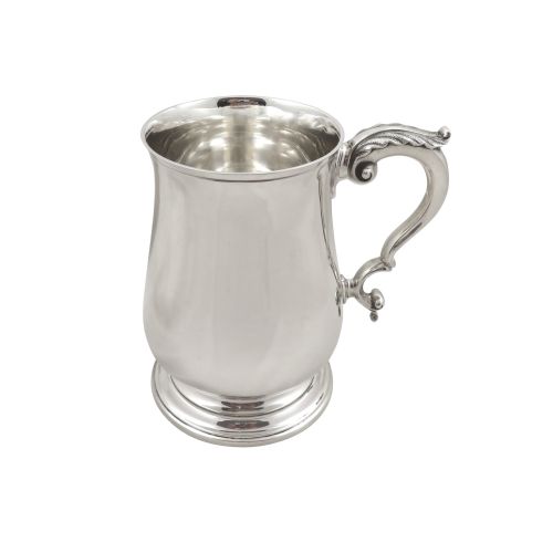 Vintage Sterling Silver Pint Mug / Tankard 1965
