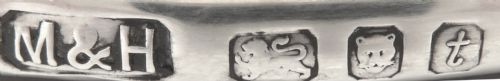 fig 2. Pair of Vintage Sterling Silver Wine Coasters