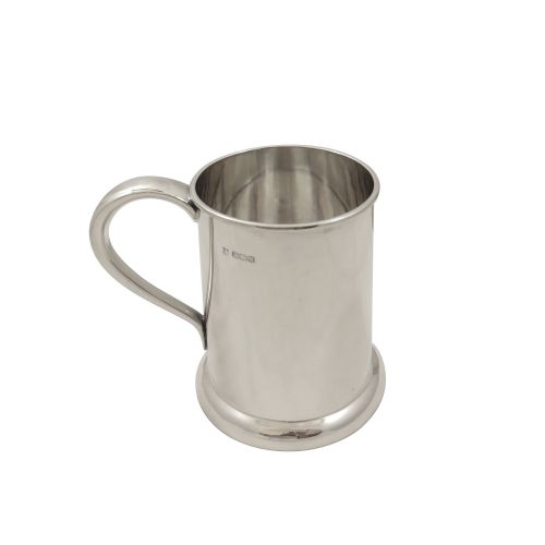 Antique Sterling Silver Pint Tankard / Mug 1937