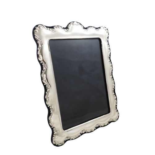 Antique Edwardian Sterling Silver 11" Photo Frame 1908