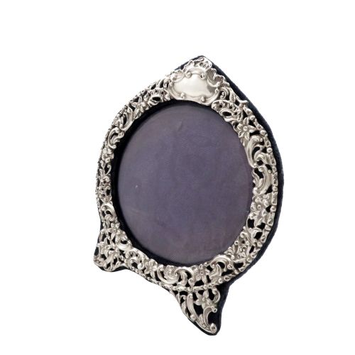 Antique Victorian Sterling Silver 5 1/2" Photo Frame 1899