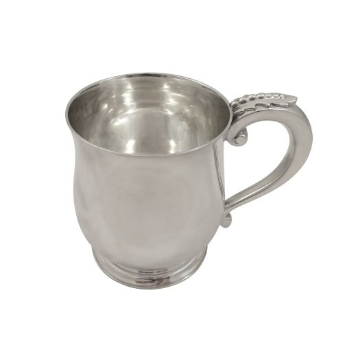 Antique George V Sterling Silver Pint Tankard / Mug 1931