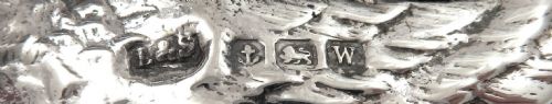 fig 1. Antique Sterling Silver Swan Pin Cushion 1921