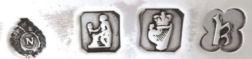 fig 1. Antique Irish Sterling Silver 12