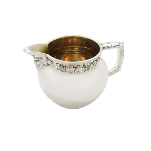 Antique George V Sterling Silver Grape & Vine Jug 1933