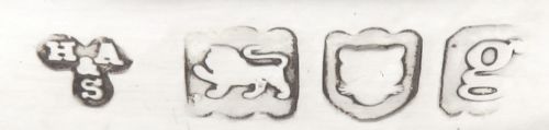 fig 2. Pair of Antique Edwardian Sterling Silver 11 1/2