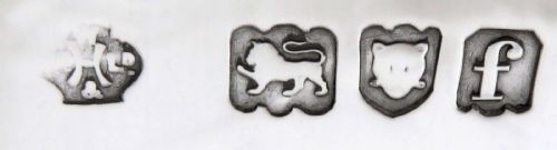 fig 1. Antique Edwardian Sterling Silver 9 1/2