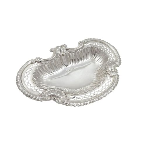 Antique Victorian Sterling Silver 6" Dish 1894