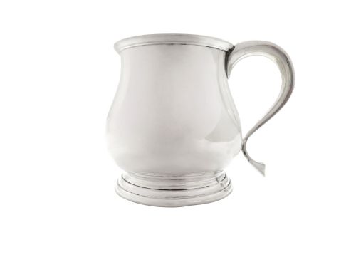 fig 1. Antique Sterling Silver Pint Tankard / Mug 1938