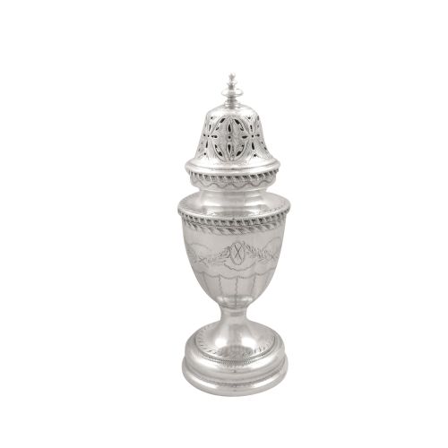 Antique Edwardian Sterling Silver Sugar Shaker / Caster 1901