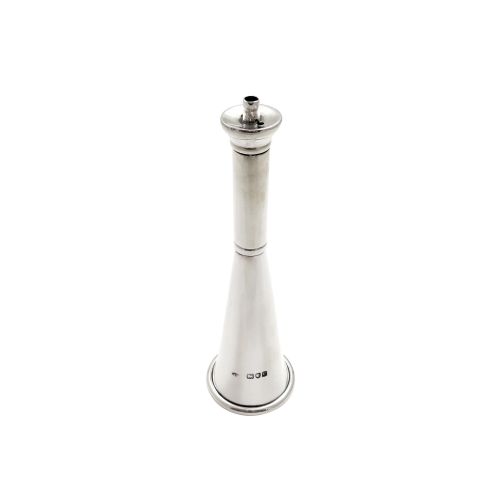 Antique Victorian Sterling Silver 'Hunting Horn' Table Lighter 1898