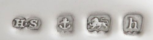 fig 1. Antique Edwardian Sterling Silver 8