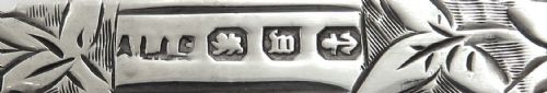 fig 1. Antique Victorian Sterling Silver 'Dog' Bookmark 1896