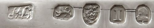 fig 1. Antique Georgian Sterling Silver Toast Rack 1804