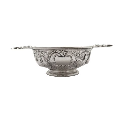 Antique William IV Scottish Sterling Silver Quaich 1831 - Fox & Grouse