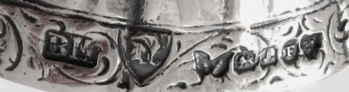 fig 1. Antique Edwardian Sterling Silver Novelty Figural Bell 1901