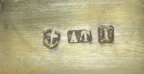 fig 1. Antique Victorian Sterling Silver Vinaigrette 1857