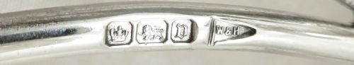 fig 1. Antique Art Nouveau Sterling Silver Epergne 1906