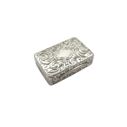 Antique Victorian Sterling Silver Vinaigrette 1845