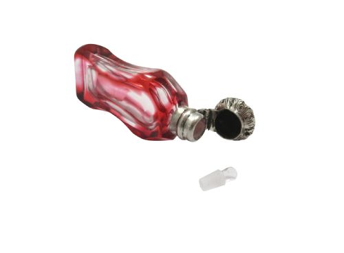 fig 1. Antique Silver & Red Overlay Glass 2