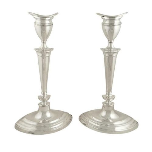 Pair of Antique George V Sterling Silver 9 1/2