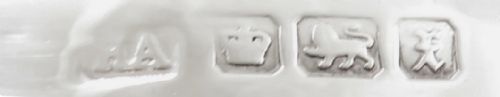 fig 1. Pair of Antique George V Sterling Silver 9 1/2
