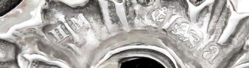 fig 1. Antique Victorian Sterling Silver Photo Frame 1899