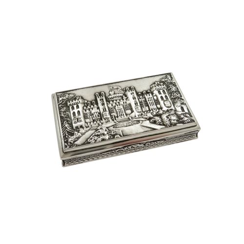 Antique Victorian Sterling Silver 'Windsor Castle' Snuff Box 1838