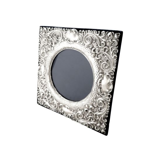Antique Edwardian Sterling Silver 7" Photo Frame 1903