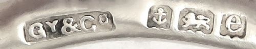 fig 1. Pair of Antique Edwardian Sterling Silver 'Laurel Wreath' Menu Holders 1904